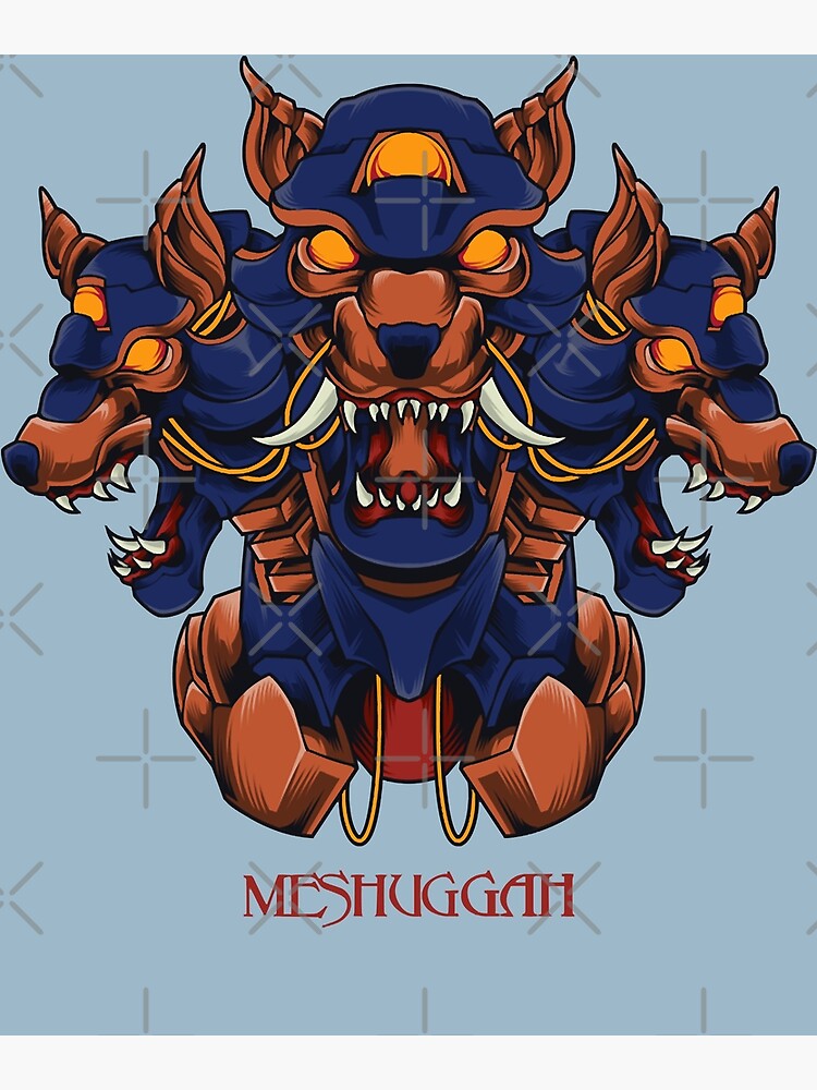 Creative Music Style Meshuggah Moshpit Vintage Poster For Sale By