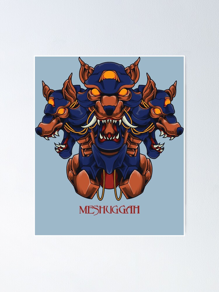 Creative Music Style Meshuggah Moshpit Vintage Poster For Sale By