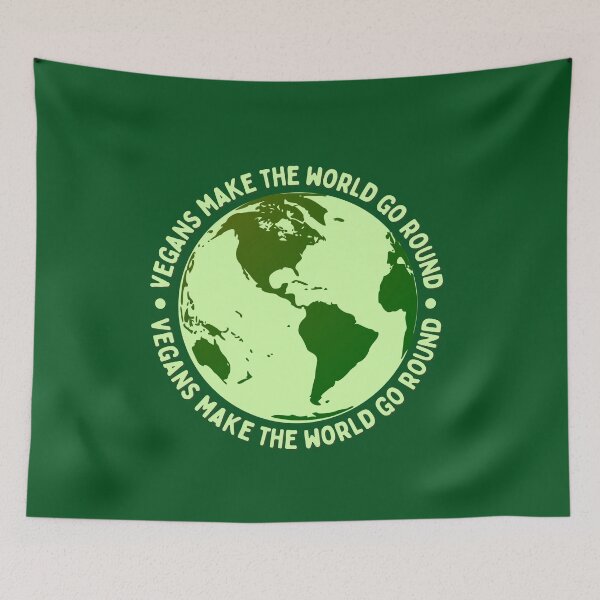 Item preview, Vegans Make the World Go Round designed and sold by Thatgirlemu.