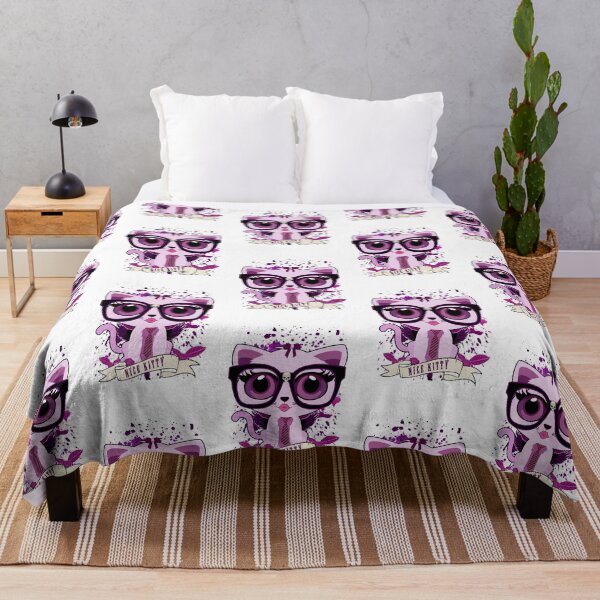 Item preview, Nice Kitty - White & Purple designed and sold by Adamzworld.