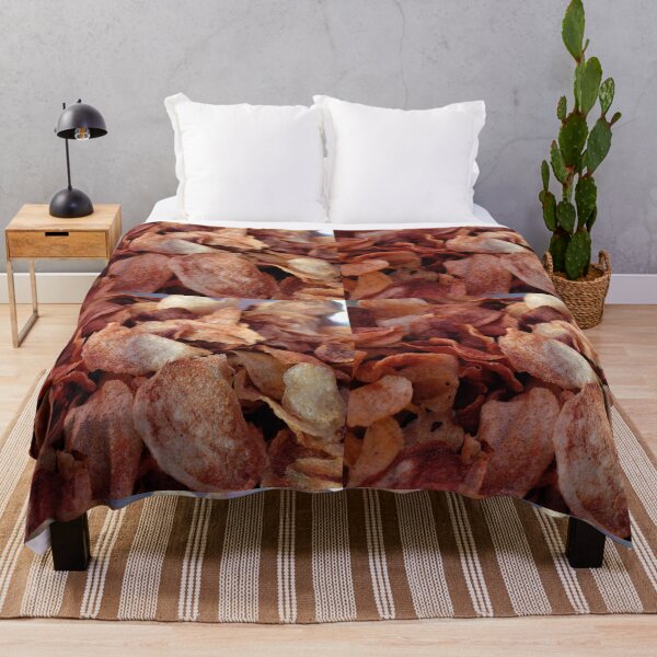 Potato chips Throw Blanket