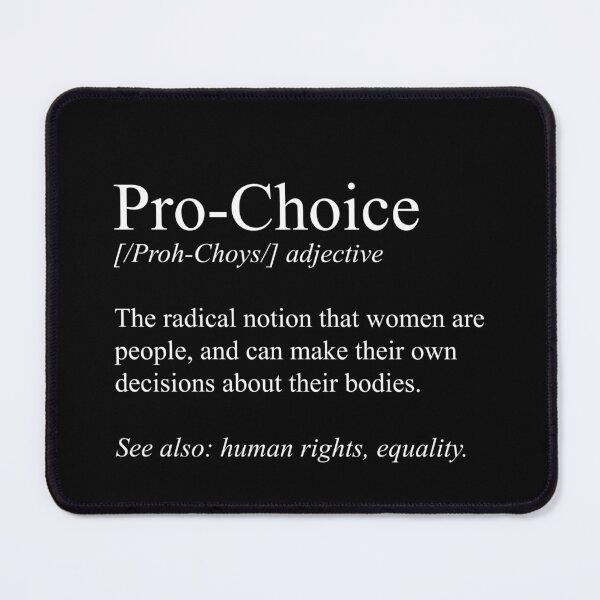 Item preview, Pro Choice Definition Feminism Feminist designed and sold by Superhero Gear.