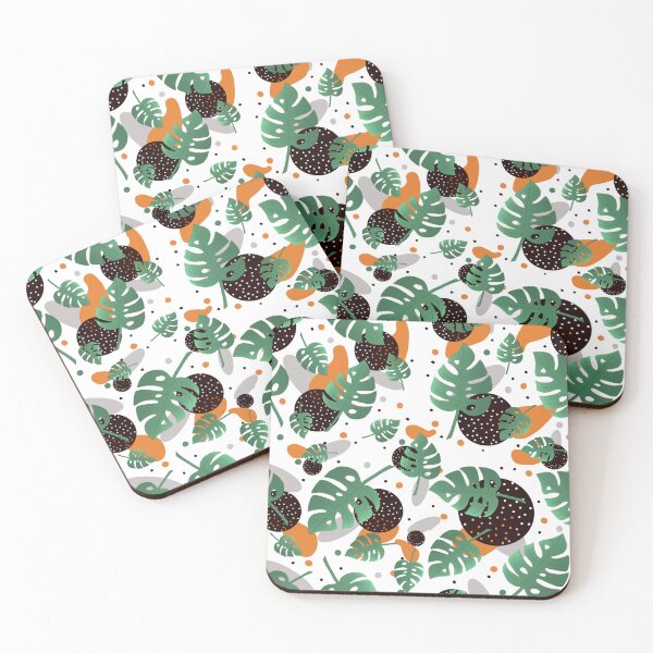 Item preview, Monstera plant pattern designed and sold by Zeewind.