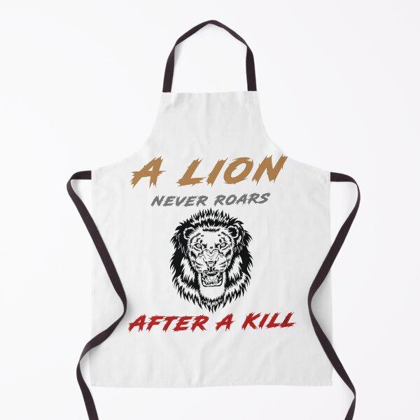 Item preview, a lion never roars after a kill - Lion Artwork designed and sold by secretbox.