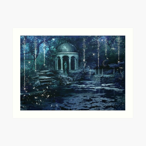 The Midnight Garden Art Print