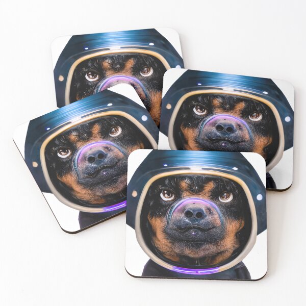 Item preview, Rottweiler Astronaut designed and sold by inVinnieVeritas.