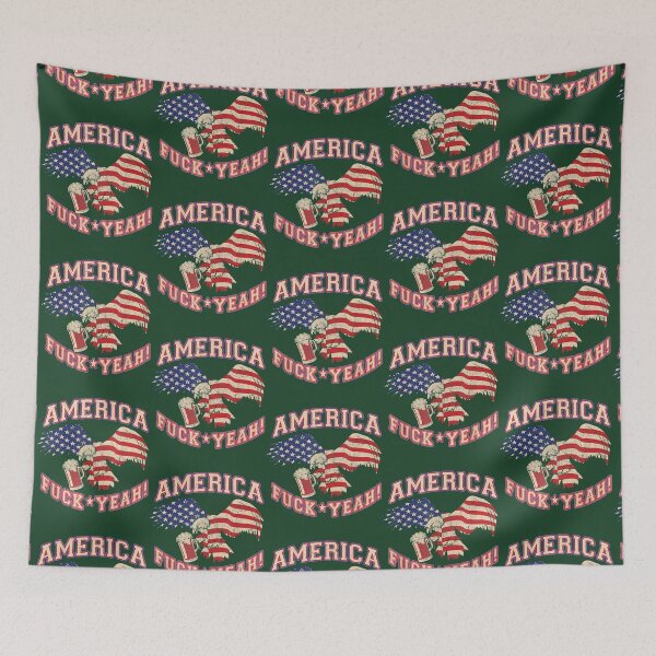 Item preview, America Fuck Yeah Bald Eagle Beer 4th of July Vintage   designed and sold by OakleySaysHi.