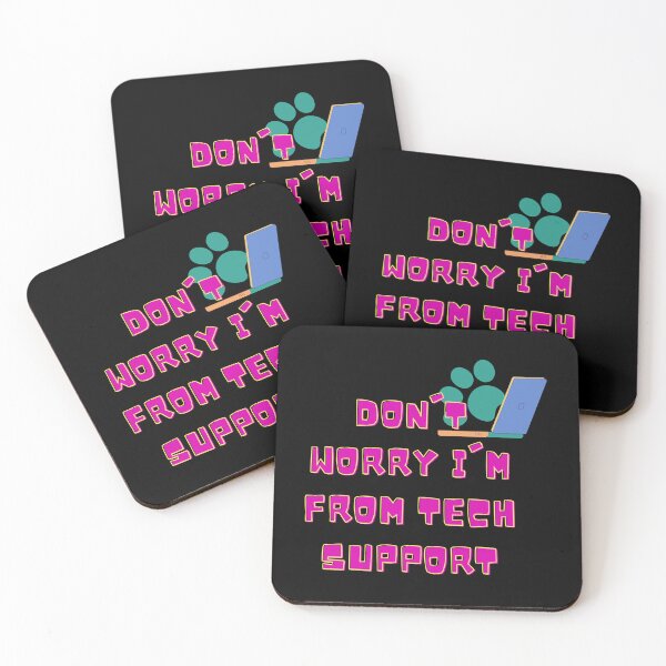Item preview, Dont worry im from tech support  Cat Stamp designed and sold by SouthWestPrint.