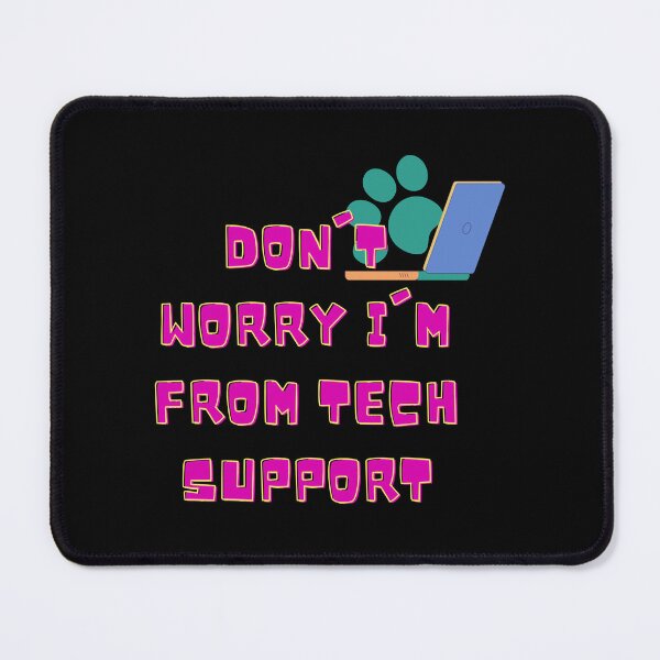 Item preview, Dont worry im from tech support Cat Stamp designed and sold by SouthWestPrint.