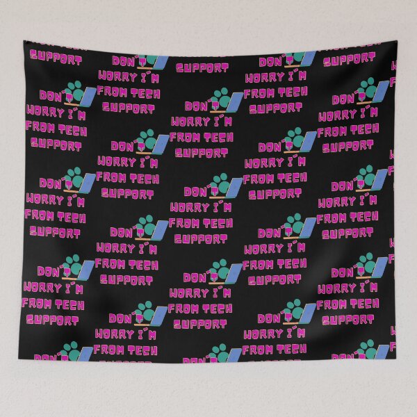 Item preview, Dont worry im from tech support  Cat Stamp designed and sold by SouthWestPrint.