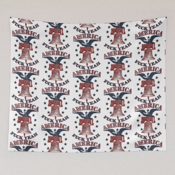 Item preview, America Fuck Yeah Bald Eagle Liberty Bell 1776 4th of July        designed and sold by OakleySaysHi.