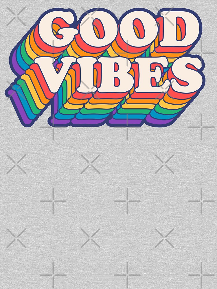 Good Vibes Rainbow Colors by souloff