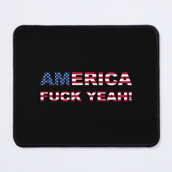Item preview, AMERICA FUCK YEAH writing with USA flag designed and sold by OakleySaysHi.