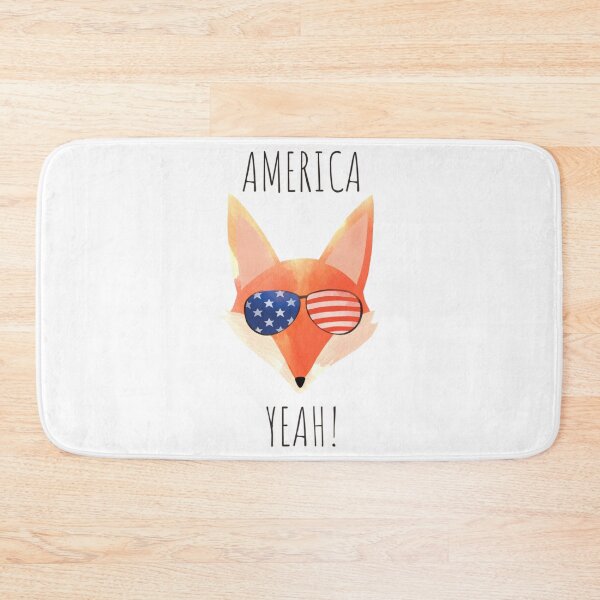 Item preview, American Fox Yeah! Funny patriotic pun Premium  designed and sold by OakleySaysHi.
