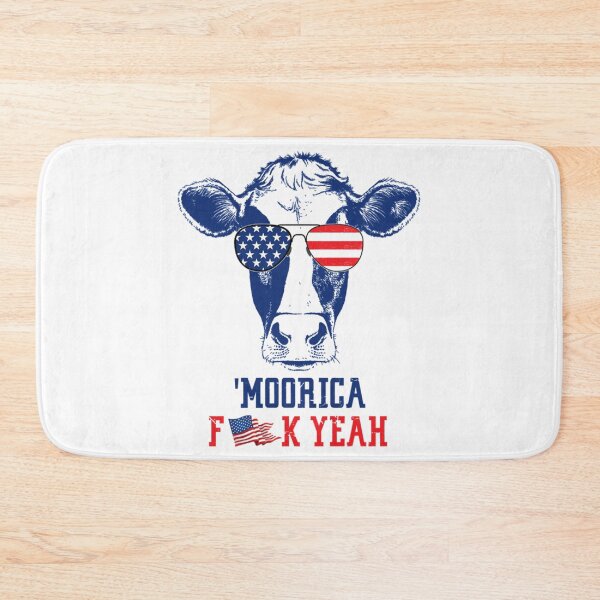 Item preview, Cow moorica fuck yeah   designed and sold by OakleySaysHi.