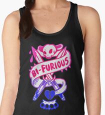 bi furious bisexual 2017 rainbow cute Women's Tank Top