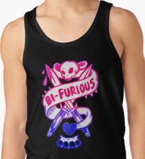 bi furious bisexual 2017 rainbow cute Tank Top