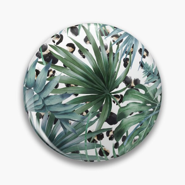 Artikelvorschau, Leopard and Palm Tree Tropical Print entworfen und verkauft von meggydesigns.
