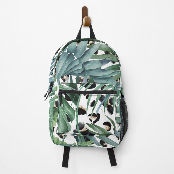 Artikelvorschau, Leopard and Palm Tree Tropical Print entworfen und verkauft von meggydesigns.