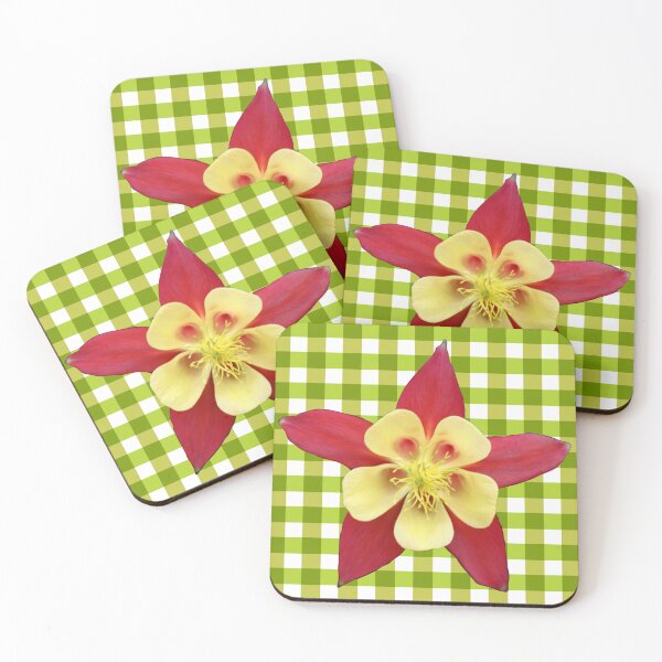 Item preview, Green red karo gingham seamless pattern designed and sold by AleFairyland.