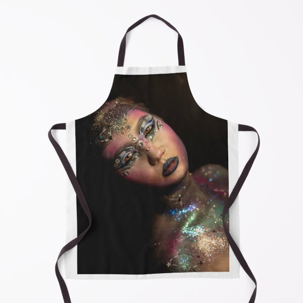 Item preview, Creative make-up of a girl with rhinestones and piercing designed and sold by FacesStudioUA.