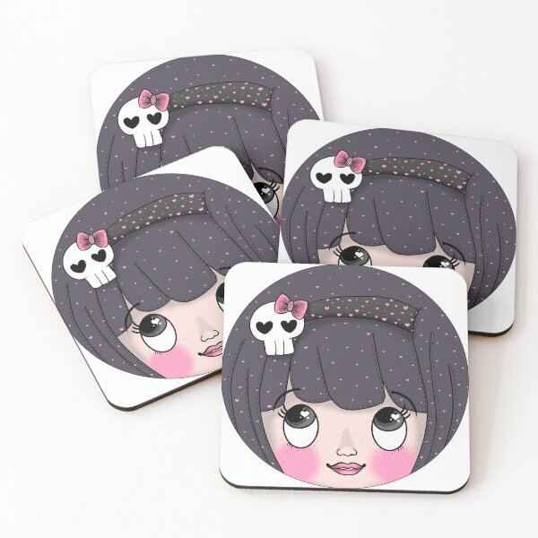 Item preview, kawaii gothic round head designed and sold by fanny offre.