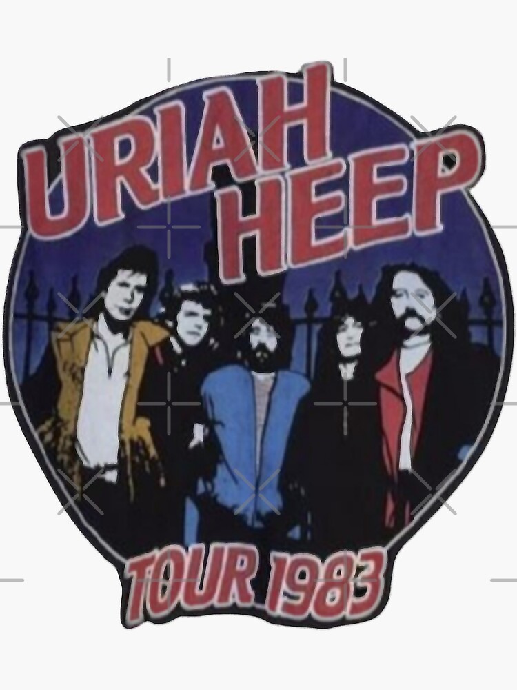 Day T Uriah Hard Rock Heep Cool Ts Sticker For Sale By Brisamercer Redbubble