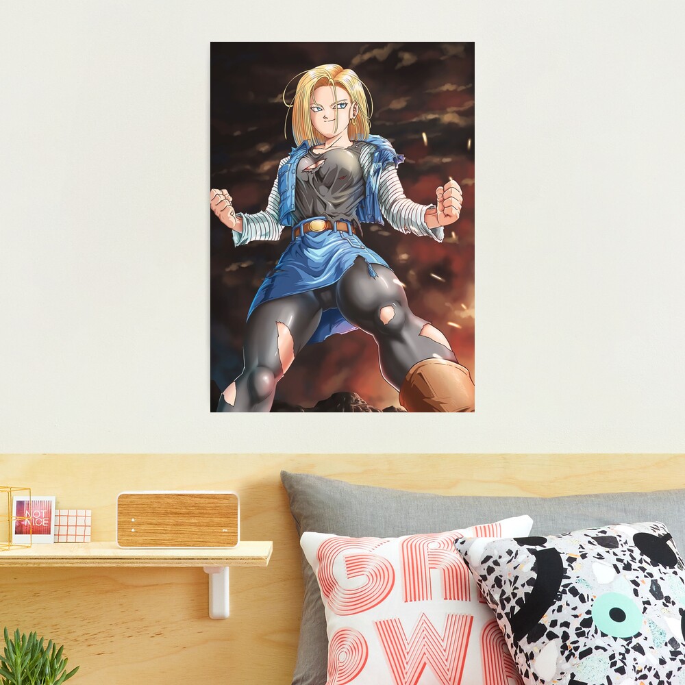 Android 18 Dragon Ball Japanese Poster for Sale by Allenfawnpal