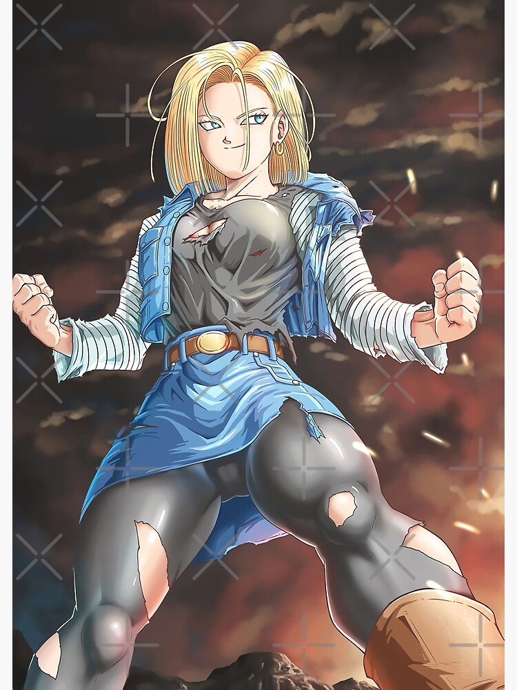 Android 18 Dragon Ball Japanese Poster for Sale by Allenfawnpal