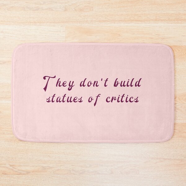Item preview, Funny They don't build statues of critics t shirt  designed and sold by cizito.