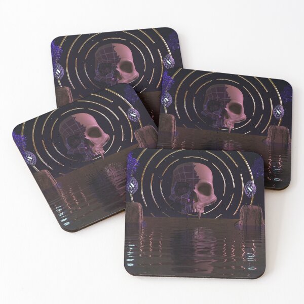 Item preview, Vaporwave Skull designed and sold by Liria10.