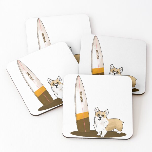 Item preview, Summer Surf Corgi designed and sold by etherElric.