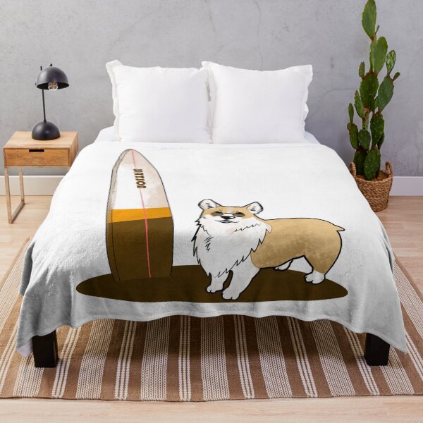 Item preview, Summer Surf Corgi designed and sold by etherElric.