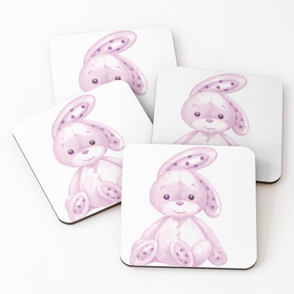 Item preview, Nursery Rabbit in Pink and Lilac designed and sold by KVDcreations.