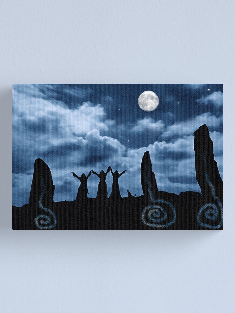 Alternate view of Moondancing Canvas Print