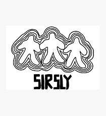 Sir Sly Astronaut (black) Photographic Print
