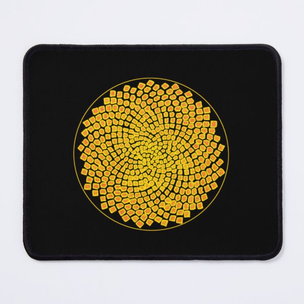 Item preview, Yellow&Red Framed CircleVisions designed and sold by createVisions.