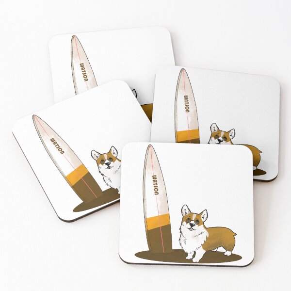 Item preview, Summer Surf Golden Corgi designed and sold by etherElric.
