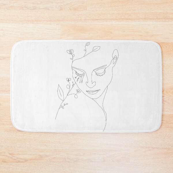 Item preview, Woman face with flower  designed and sold by Rosaliartbook.