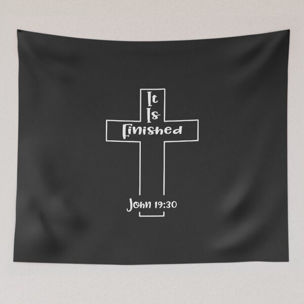 Item preview, Christian Design - It is Finished - John 19 verse 30 designed and sold by simplydesignart.