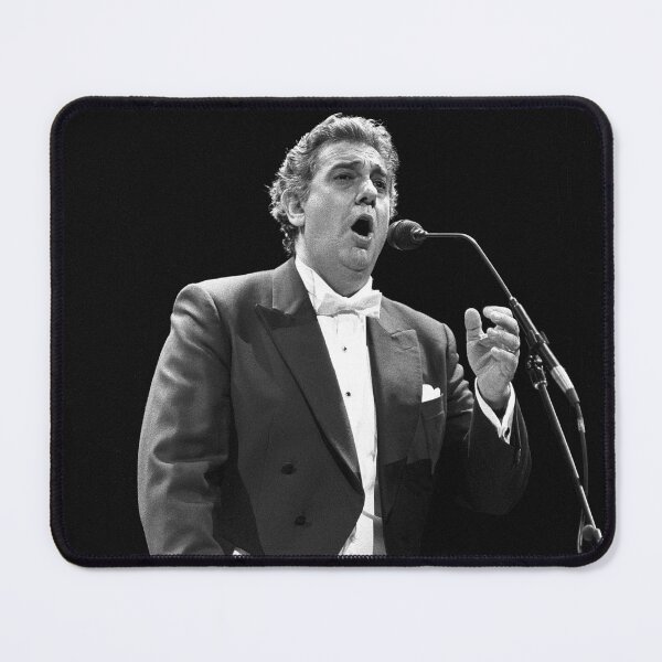 Item preview, Placido Domingo - BW Photograph designed and sold by ConcertImages.