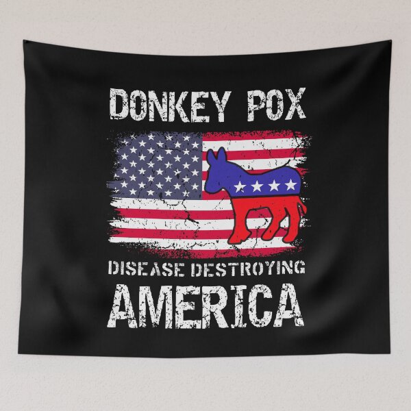 Item preview, Donkey Pox The Disease Destroying America  designed and sold by YaassDesign.