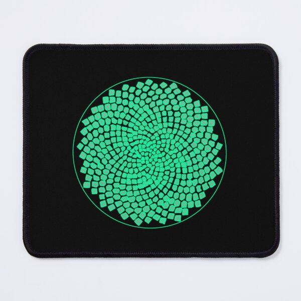 Item preview, Greenish Framed CircleVisions designed and sold by createVisions.