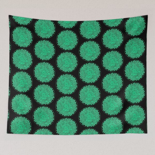 Item preview, Greenish Framed CircleVisions designed and sold by createVisions.