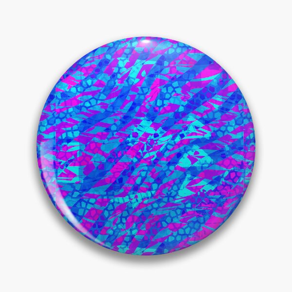 Item preview, Abstract blue violet mosaic shard waves seamless pattern designed and sold by AleFairyland.