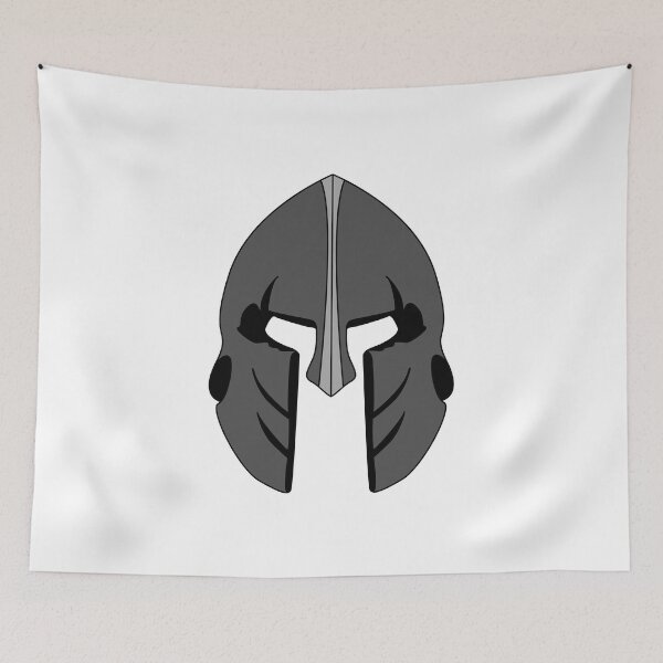 Item preview, dibujo casco esparta designed and sold by Blondiabshop.