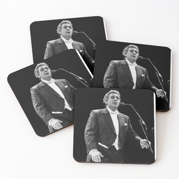 Item preview, Placido Domingo - BW Photograph designed and sold by ConcertImages.