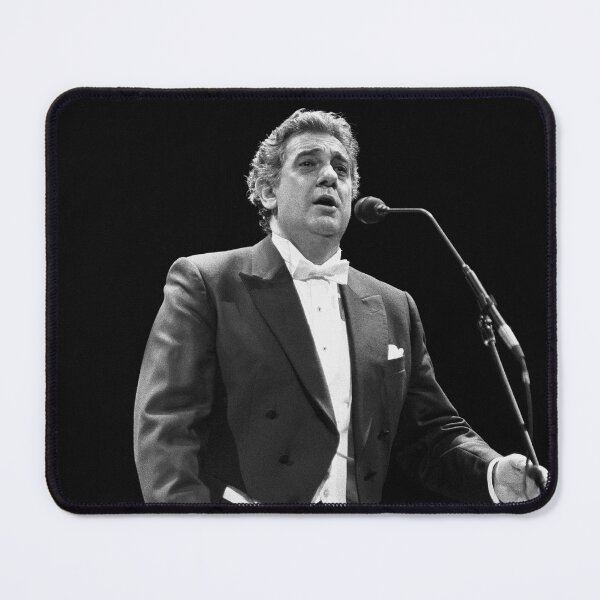 Item preview, Placido Domingo - BW Photograph designed and sold by ConcertImages.