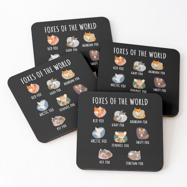 Item preview, Love Foxes of The World Fox Lover Animals Education Cute Gift designed and sold by alenaz.