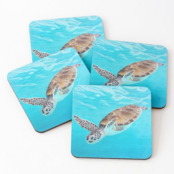 Sea Turtle - Wisdom Coasters (Set of 4)